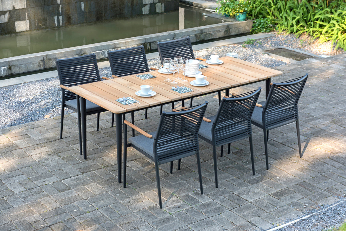 Zebra Spider Table repas 160x90 cm 