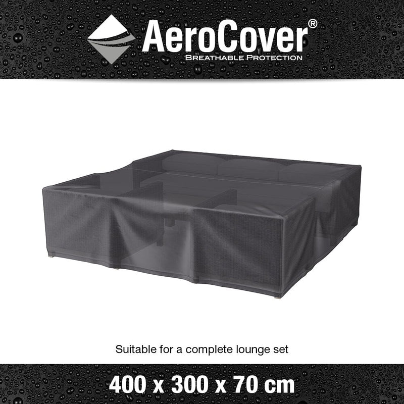 Aerocover Housse de protection pour ensemble 400x300cm H:70cm 