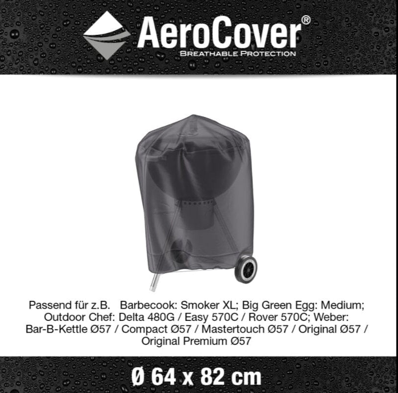 Aerocover Housse de protection pour Gril barbecue Ø64cm H:82cm 