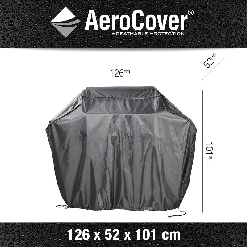 Aerocover Housse de protection pour Gril barbecue taille S 126x52cm H:101cm 