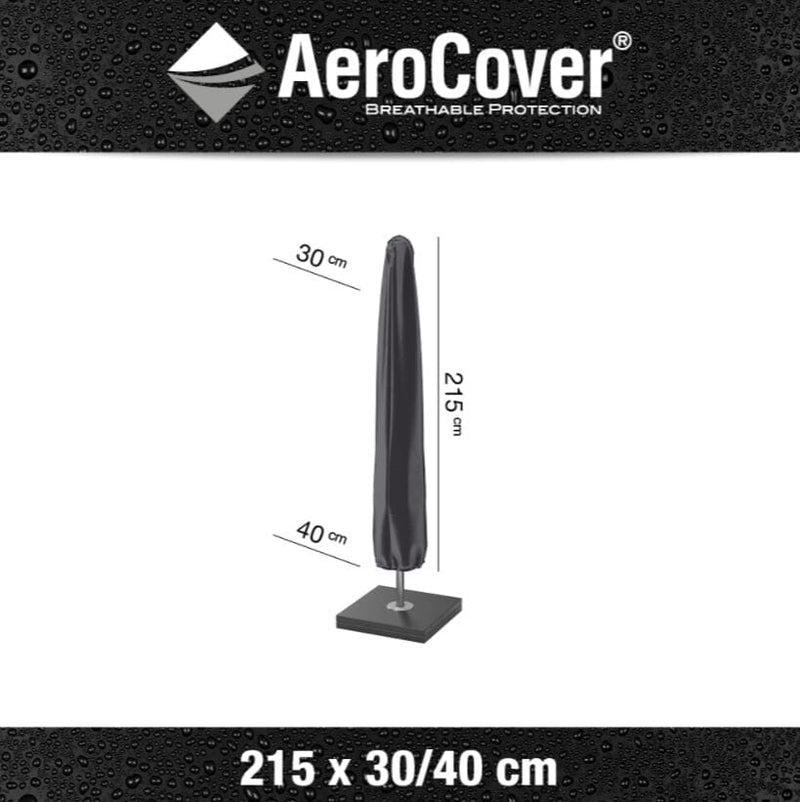 Aerocover Housse de protection pour Parasol 215x30/40cm H:215cm 