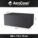 Aerocover Housse de protection pour Table 300x110cm H:70cm 