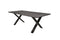 Ascona Table 210x100cm Plateau céramique et pied X Noir 