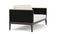 Barlow Tyrie Aura Deep Seating Canapé lounge 2 places avec coussins Armature Graphite - Faces latérales Charcoal Marble 3966V Laminé Waterproof 