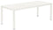 Barlow Tyrie Aura Dining Table 200 (200x90cm) Plateau lattes aluminium Armature et Plateau Artic White 