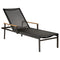 Barlow Tyrie Aura Occasional Chaise longue Armature Graphite - Toile Charcoal 