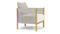 Barlow Tyrie Cocoon Fauteuil Club lounge avec coussins Natural 5404 Standard 