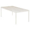 Barlow Tyrie Equinox Dining Table 200 (200x100cm) inox laqué - Plateau céramique Armature White - Céramique Frost 