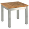 Barlow Tyrie Equinox Occasional Low Table 44 - Table basse 44x44cm H:40cm inox Plateau Teck 