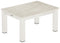 Barlow Tyrie Equinox Occasional Table 49 -Table basse pour chaise longue 49x35cm H:30cm inox laqué Plateau céramique Armature Artic White - Céramique Frost 