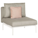 Barlow Tyrie Layout Deep Seating Single Bench - Single seat with back - avec coussins 