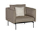 Barlow Tyrie Layout Deep Seating Single Seat - High Arms - Single seat and back with High Arms - avec coussins 
