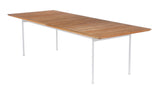 Barlow Tyrie Layout Dining Table 260 (257x100cm) Armature Artic White 