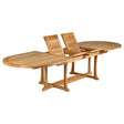 Barlow Tyrie Stirling Table à rallonge 320 Ovale (237-319x110cm) 