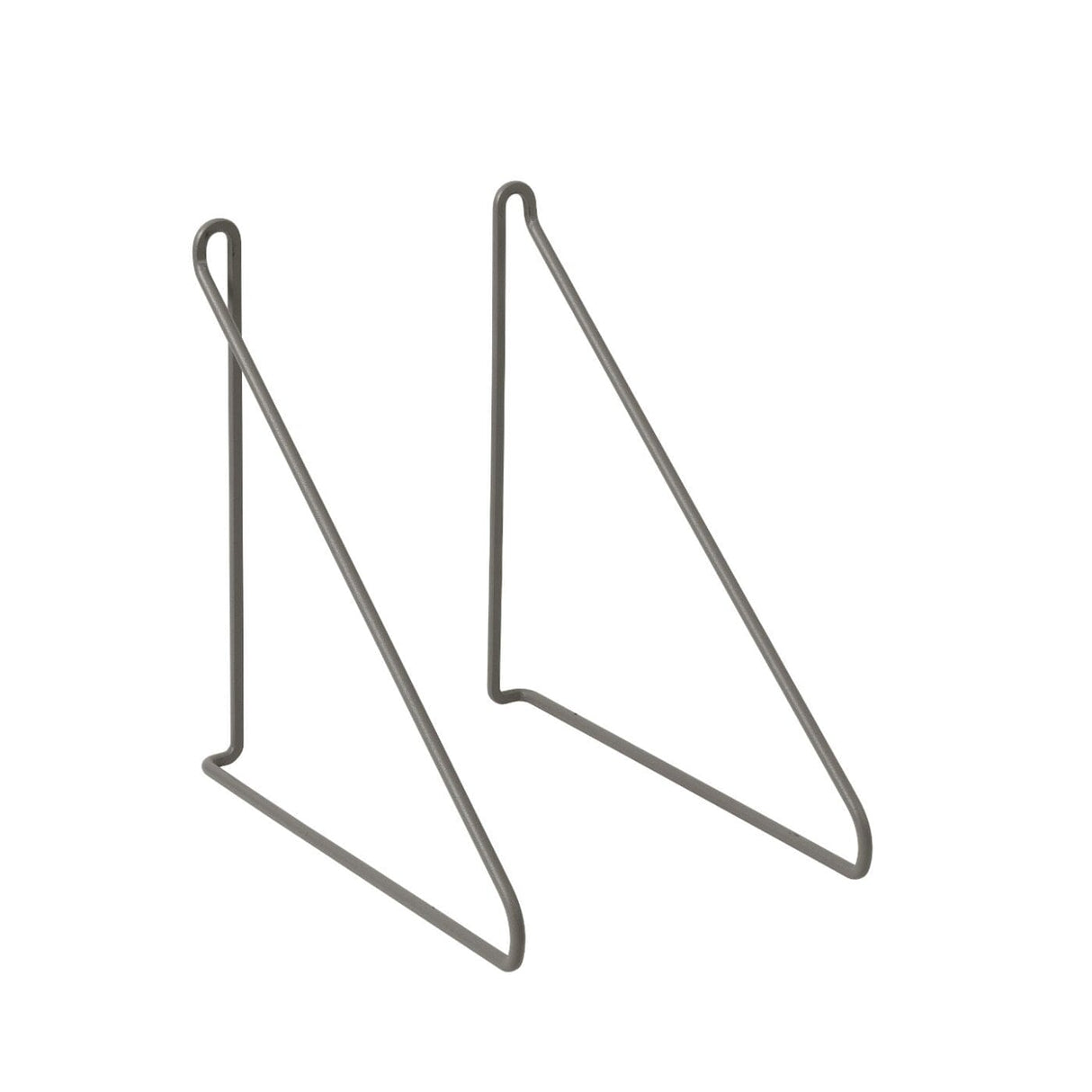 Blomus Panola Lot de 2 fixations murales pour étagère murale Steel Gray 