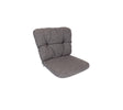 Cane-line Basket / Moments / Ocean Set de coussins pour Fauteuil repas (5417) Dark grey (Tissu Cane-line Wove) 