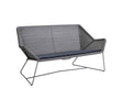 Cane-line Breeze Canapé 2 places, coussin en sus (5567) Light grey (Résine tressée, Cane-line Weave) 