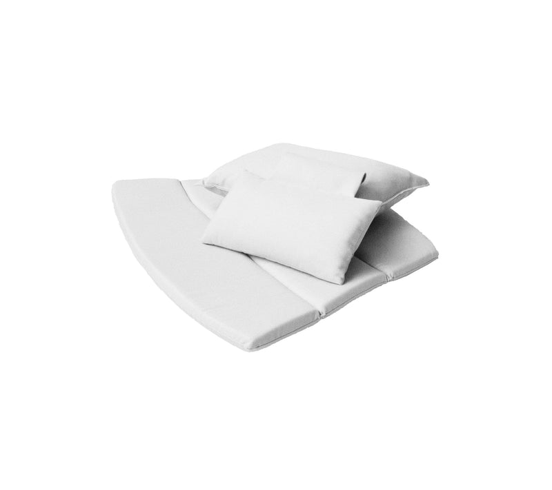 Cane-line Breeze Set de coussins pour Fauteuil Lounge Haut dossier (5469) White (Tissu Cane-line Natté) 