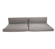 Cane-line Connect Set de coussins pour Canapé 3 places (5592) Taupe (Tissu Cane-line Natté) 