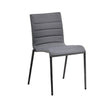 Cane-line Core chaise repas empilable (8433) Grey (Tissu Cane-line AirTouch Grey) 