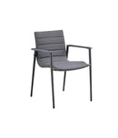 Cane-line Core Fauteuil repas empilable (8434) Grey (Tissu Cane-line AirTouch Grey) 