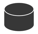 Cane-line Cover 4: Housse pour Tables repas rondes max. Ø 190cm (5606S) Black (noir) 