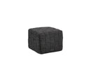 Cane-line Cube Pouf carré (8340R) Dark grey (Cordes Cane-line Soft Rope) 