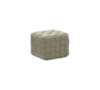 Cane-line Cube Pouf carré (8340R) Taupe (Cordes Cane-line Soft Rope) 