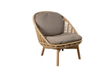 Cane-line Hive Fauteuil lounge, coussins en sus (54701) Natural (Weave Cane-line) 