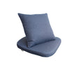 Cane-line Moments Set de coussins pour Fauteuil repas Pieds Luge (7441) Blue (Tissu Cane-line Link) 