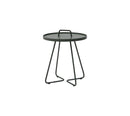 Cane-line On-the-move Side Table Small Ø 44cm H:54cm (5065) Dark green 