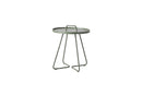 Cane-line On-the-move Side Table Small Ø 44cm H:54cm (5065) Dusty Green 