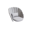 Cane-line Peacock Set de coussins pour Fauteuil Club Lounge (5458) Light grey (Tissu Cane-line Natté) 