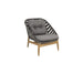 Cane-line Strington Fauteuil Club Lounge (54020) Teak + Soft Rope Dark Grey 