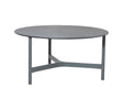 Cane-line Twist Coffee Piètement pour Table basse Large Ø 90cm H:44cm, plateau en sus (5012) Light grey (Aluminium) 