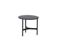Cane-line Twist Coffee Piètement pour Table basse Small Ø 45cm H:37cm, plateau en sus (5010) Lava grey (Aluminium) 