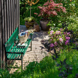 Cinas Brighton Banc Acajou 2 places 108cm 