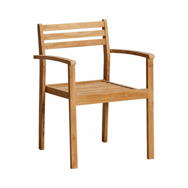 Cinas Oxford Fauteuil repas empilable Teck 