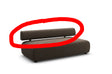 Dedon Brixx Sofa Module L, avec dossier 