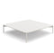 Dedon Izon Set Coffee Table 120x120cm, avec mineral composite plateau en Talc Talc 343 
