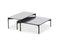 Dedon Izon Set Coffee Table 80x80cm, avec plateau mineral composite Lava 