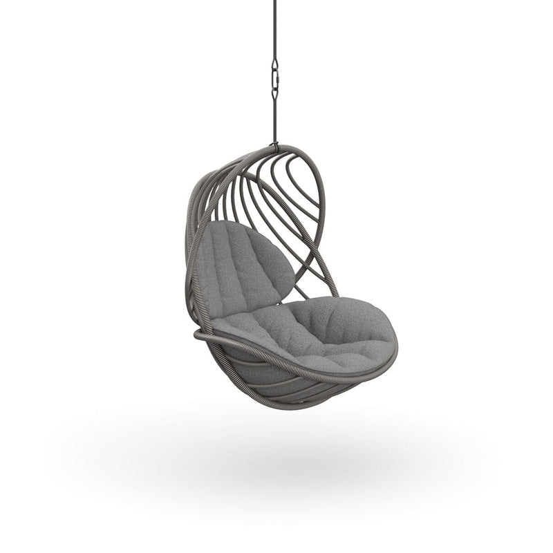 Dedon Kida Set Hanging Lounge chair avec infinite loop, coussin en sus Dusk Touch: 172 