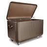 Dedon LA MALLE Coffre de rangement pour coussins XL, avec roues Bronze 040 