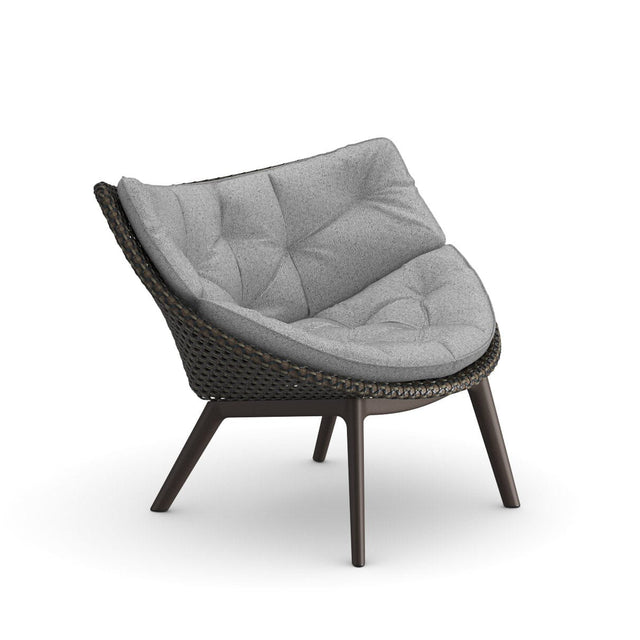 Dedon Mbrace ALU Lounge chair, Coussins en sus Arabica 126 