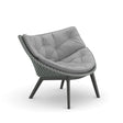 Dedon Mbrace ALU Lounge chair, Coussins en sus Baltic 141 