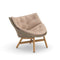 Dedon Mbrace Lounge chair, Coussins en sus Chestnut 151 