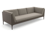 Dedon Mu 4-seater / Canapé 4 places, Coussins en sus Vulcano 099 