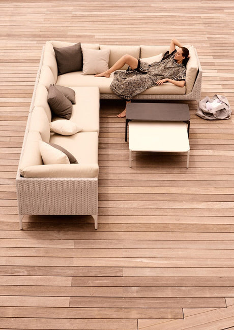 Dedon Mu Right Module, Coussins en sus 