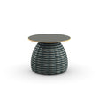 Dedon Porcini Set Side Table / Table d'appoint Ø51cm, hauteur: 40cm, Base tressée Bosco 148 