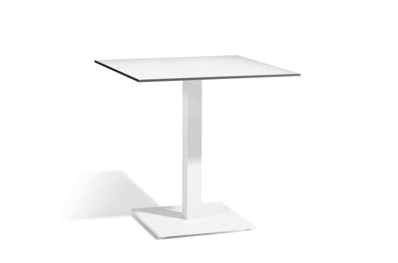 Diphano Alexa Table Bistro D 75x72cm (H:74cm) White AF08 + HPL White 2T90 